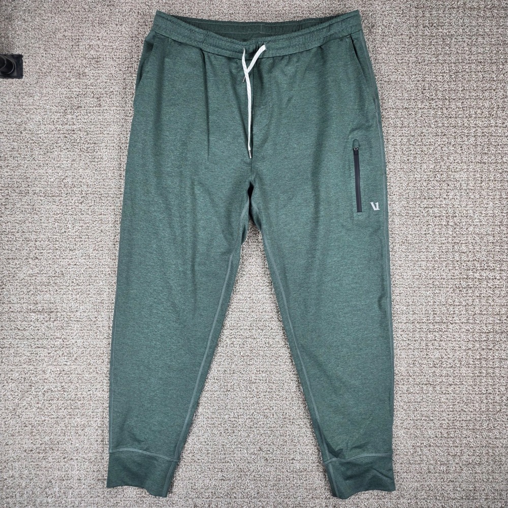 Vuori Mens XL Sunday Performance Jogger Pants Green
